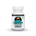 Fuente Naturales Ginkgo-24 - Ginkgo Biloba Extracto 120 mg Apoyo a la Acusidad Mental - 60 Tabletas