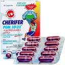 Cherifer PGM 10-22 Factor de Crecimiento de Clorella alta (CGF) con Zinc, 30 cápsulas