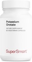 SuperSmart Potassium Orotate Supplement 450mg per Day (Enhanced Absorption) - Potassium with Orotic Acid | Non-GMO & Gluten Free - 60 Vegetarian Capsules