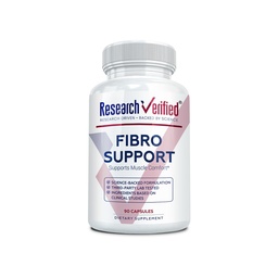 Investigación Fibro Verificado Soporte - 90 cápsulas - MSM, Magnesio, Vitamina D3, BioPerina - 1 mes de suministro - Vegan
