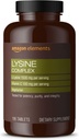 Elementos Complejo de Lysine con Vitamina C para Apoyo a la Salud Inmune, Vegetariano, 65 Actuaciones, 195 Cuenta (Paquete puede variar)