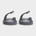 NutriBullet Flip Top To-Go Lid (set de 2),Grey, .25 Lbs