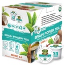 SOLLO Brain Power Organic Green Tea Pods with MCT, Acai & Essential nutrition, Nootropic Brain Booster- Improves Memory & Focus Compatible with 2.0 K-Cup Keurig Brewers, 24 Ct