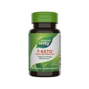 Camino de la Naturaleza 7-KETO, DHEA Metabolite, Metabolismo Apoyo Suplemento*, 25mg Potency Por Serving, 60 cápsulas
