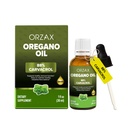 OrZAX Oregano gotas de aceite con aceite de oliva - 88% Carvacrol y 0.3% Thymol - Non-GMO &amp; Sugar-Free &amp; Gluten-Free &amp; Vegan - Suplemento herbal para el soporte y la salud digestiva - 30 ml - 200 Day Supply