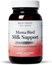 Best Nest Wellness Mama Bird Milk Support - Healthy Breast Milk Flow Support Supplement - Breastfeeding Support with Fenugreek & Moringa - Aids Milk Supply for Baby - 60 Capsules