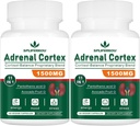 11-in-1 Adrenal Support Supplement, Cortisol Supplement with Pantothenic Acid and Ashwagandha - Supports Healthy Adrenal Function, Energy and Relaxation - 120 Capsules