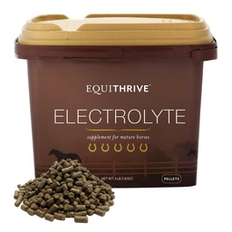 Equithrive Horse Electrolyte Pellets, Vitaminas y Minerales Suplemento, Equine Feed Supplies for Training and Competition, 4 lbs, 20 Day Supply