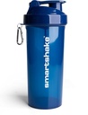 Smartshake Lite Protein Shaker Bottle 1000ml  Leakproof Gym Shaker Drink Bottle for Protein Shakes ← Clear Polypropylene Water Bottle, BPA Free Protein Powder Shaker Cup for Men &amp; Women, Navy Blue