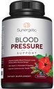 Suplemento de Soporte de Presión de Sangre Premium para Salud Cardiovascular y Corazón con Ajo, Hawthorn & Hibiscus (90 cápsulas)