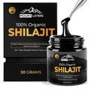 Puro Shilajit Resin con ácido Fulvic - Himalayan Shilajit para Hombres &amp; Mujeres con 85+ Trace Minerals - Apoya Metabolismo - Bone Health and Immune System - 500mg - 60 Servings - 30g Jar