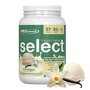 PEScience Select Vegan Protein Powder, Planta Basada Proteína Polvo, Sabor Increíble, Textura Smooth, Pea and Brown Rice Blend, Dairy Free, Lactose Free, Gluten Free - Indulgencia de vainilla, 27 Servings