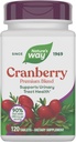 Camino de la Naturaleza Cranberry Premium Blend, apoya la salud del tracto urinario*, con vitamina C, para hombres y mujeres, sin gluten, 120 tabletas (paquete mayo Vary)