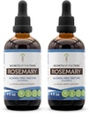 Secrets of the Tribe Rosemary Alcohol-Free Liquid Extract, Rosemary (Rosmarinus Officinalis) Dried Leaf Tincture Supplement (2x4 FL OZ)