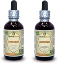 Lonicera (Lonicera Japonica) Tincture, Dried Flowers Liquid Extract (Brand name: HerbalTerra, Proudly made in USA) 2x2 fl.oz (2x60 ml)