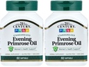 21th Century Evening Primrose Oil Softgels, 60 Cuenta (Pack of 2)