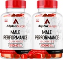 LIVORKA Alpha Surge for Men - Alpha Surge Gummies for Male, Alfa Surge Gummies 1050mg, Alpha Surge XL Gummie, Alphasurge Gummies, Alfa Surge Gummies, Alpha Sugre Male, 120 Gummies for 2 Month