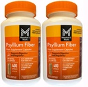 Mark Fiber Capsules 2Pack (400 Conde) Psyllium Husk es el suplemento de fibra recomendado por el médico #1.