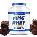 Ronnie Coleman Signature Series Whey Concentrate + Isolate Protein Powder, Pre Workout Shake Mix for Lean Muscle Support, Low Sugar Supplement for Women & Men, Chocolate Brownie Flavor, 5 lbs