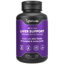 Naturalis Silymarin Milk Thistle 1300mg Enhanced with B Complex & Amino Acids | 13-in-1 Liver Cleanse, Detox & Repair | 120 Liver Essential Softgels