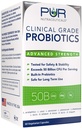 Clinical Grade Probiotics * 50 Billion CFUs/Serving * 10 Strains * Built-in Prebiotic * 60 Daily Capsules - 2 Month Supply * All Natural 100% Made in USA