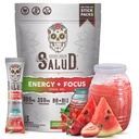 Salud 2-in-1 Energy Drink Powder + Focus, Strawberry Watermelon