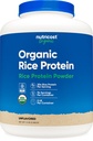 Nutricost Organic Rice Protein Powder (5 LB) - Gluten-Free, GMO-Free (de Brown Rice)