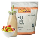 Fuel Vegan Protein Powder Fruit Flavor - 21g de Proteína Cada Serving, Delicious Plant-Based Blend for Muscle Growth, Crafted from Pea, with Vegan D3, Sin sabores artificiales, sin gluten