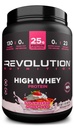 Revolution Nutrition, High Whey, Protein Powder 2LB, Whey Isolate, Gluten Free, Lean Muscle Mass for Men & Women, 25g of Protein Per Scoop, 908 g, 24 Servings (Strawberry Shortcake, 2 Pound)
