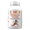 ANDREW LESSMAN Energy and Fat Metabolism Factors 360 Capsules - Promotes Optimum Fat Burning and Energy Metabolism, with Carnitine, Green Tea, Guarana, Ginseng, B-Complex. Cápsulas fáciles de absorber