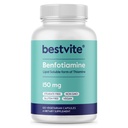 BestVITE Benfotiamine 150mg (120 cápsulas vegetarianas) No Stearates - No Silicon Dioxide - Vegan - No GMO - Gluten Gratis
