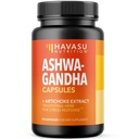Ashwagandha 1000mg con Artichoke Extract - Ashwagandha Capsules for Stress, Mood and Energy Support - Adaptogenic Herbal Support for Men and Women - 90 Vegan, Non-GMO Capsules, 45 Servings