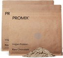 ProMix Nutrición Planta-Basada Polvo de proteína vegana, Chocolate crudo - Pea Proteína &amp; Vitamina B-12 - ­Post Workout Fitness &amp; Nutrición Shakes, Smoothies, Baking &amp; Cooking Recipes - 5 libras (Pack of 2)