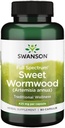 Swanson Sweet Wormwood - May Promote GI Gut Health, Microbial Balance & Digestive Health Support - Herbal Supplement with Artemisinin - (90 Capsules, 425mg Each)