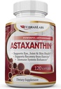 Astaxanthin 10mg Suplemento/Mejor Antioxidante puro de Microalgae, ayuda a la atención de la piel " Ojo, articulaciones atríticas, envejecimiento saludable, energía de bosificación, 120 Softgels no OMG - Suplementos Premium de Astaxanthin