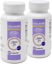 Carson Life Collagen Capsules with Vitamin C - 60 Capsules - Dietary Supplement for Anti Aging, Immune Support, Healthy Hair, Skin and Nails - Made in The USA (2 Pack)