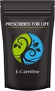 Prescrito para la vida Carnitina Powder (Assay:  Conf 99%) Silencio L Carnitine Aminoácidos Suplemento viv Vegan, Non GMO, Kosher, Gluten Free (2kg / 4.4lb)