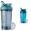 BlenderBottle Shaker Bottle Pro Series Perfecta para Protein Shakes y Pre Workout, 24-Once, Cerulean Blue y Ocean Blue