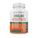 1 Pack Choline Bitartrate 900mg Por Servir 90 cápsulas KRK Suplementos