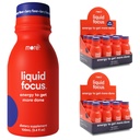 More Labs Liquid Focus, Nootropic Smart Drink with Powerful Antioxidants & Adaptogenic Herbs for Energy and Concentration, 150mg Caffeine (Pack of 24)