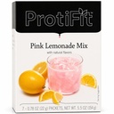 ProtiFit - High Protein Fruit Flavored Powder Drink Mix, 15g Protein, Baja Calorie, Sugar Gratis, Ideal Protein Compatible, 7 Servidores Por Caja (Pink Lemonade)