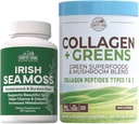 Country Farms ‘Beauty Pack Collagen + Greens Irish Sea Moss, Collagen for Skin, Hair Growth, Nails & Joints, Ultimate Beauty Support Gift, Pack of 2