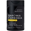 Sports Research Garcinia Cambogia Extract (60% HCA) with Extra Virgin Organic Coconut Oil | Non-GMO, Soy & Gluten Free (90 Liquid Softgels)