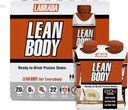 LABRADA NUTRITION - Lean Body RTD Whey Protein Shake, Conveniente On-The-Go Meal Replacement Shake for Men &amp; Women, 20 gramos de Protein – Zero Sugar, Lactose & Gluten Free, Salted Caramel (Pack of 16)