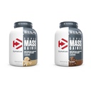 Dymatize Super Mass Gainer Protein Powder 52g Protein 1280 Calorias 6 libras Gourmet Vanilla & Rich Chocolate (Pack of 2)