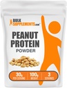 BulkSupplements.com Peanut Flour Protein Powder - Deffated Peanut Flour, Peanut Protein Powder - Peanut Protein Flour, Gluten Free, 30g por Serving, 100g (3.5 oz) (Pack of 1)