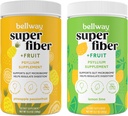 Bellway Super Fiber Powder + Fruit, Sugar Free Organic Psyllium Husk Powder Fiber Supplement for Regularity, Bloating Relief & Gut Health, Non-GMO, Pineapple Passion Fruit & Lemon Lime