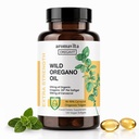 Aceite de orégano vegetal cápsulas orgánicas, 86-90% Carvacrol - 125 mg Aceite de orégano por Softgel - Soporte inmunitario y digestivo, Antioxidante natural, Vegano, No GMO, 120 cápsulas
