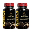 Agua Away Supplement - Kidney Support, Ultra Natural Water Out Pills, Diuretics for Water Retention and Balance Support, Pomegranate, Turmeric - 2 Bottle 120 Capsules
