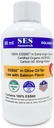 SES Research C60 for Pets in Organic Extra Virgin Olive Oil with Salmon Flavor - Pets Food Supplement - Antioxidant Supplement - Solvent Free - Immunity Booster - Boosts Energy & Mood - Focus - 90ML